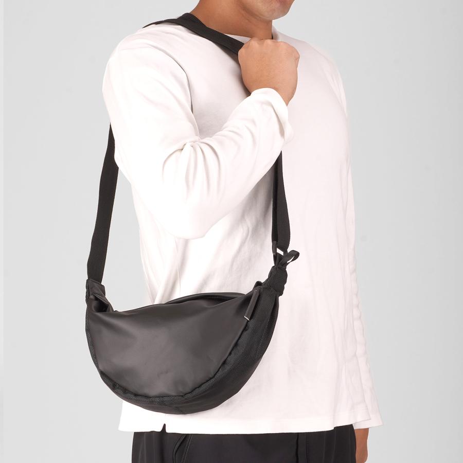 アーチショルダーバッグ 防水 軽量 通学 レディース メンズ キッズ アウトドア シンプル 通勤 旅行 防災用 5L 9145 コーティングアーチショルダーバッグ | カジメイク | 07