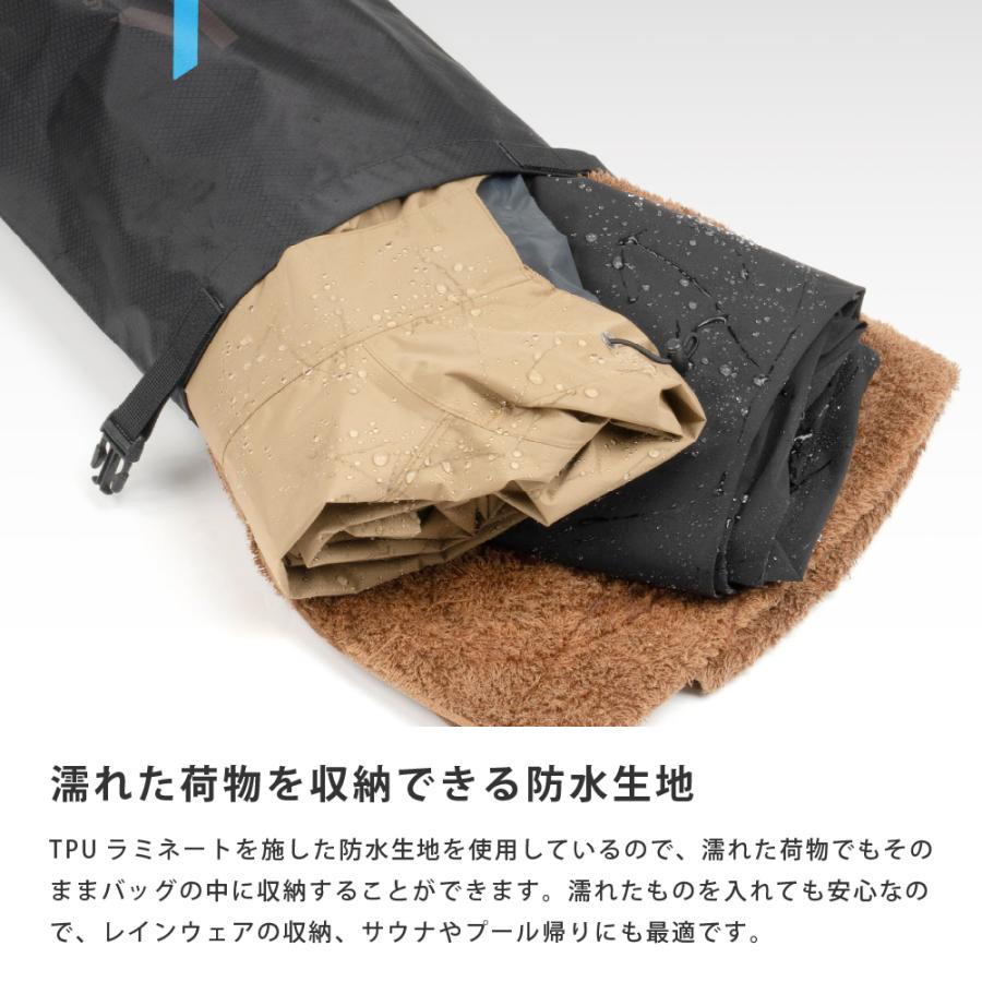 防水 コンプレッションバッグ コンプバッグ メンズ レディース 収納 圧縮 パッキング 旅行 ジム 部活 レジャー プレゼント 9116 ドライコンプバッグ 10L | カジメイク | 02