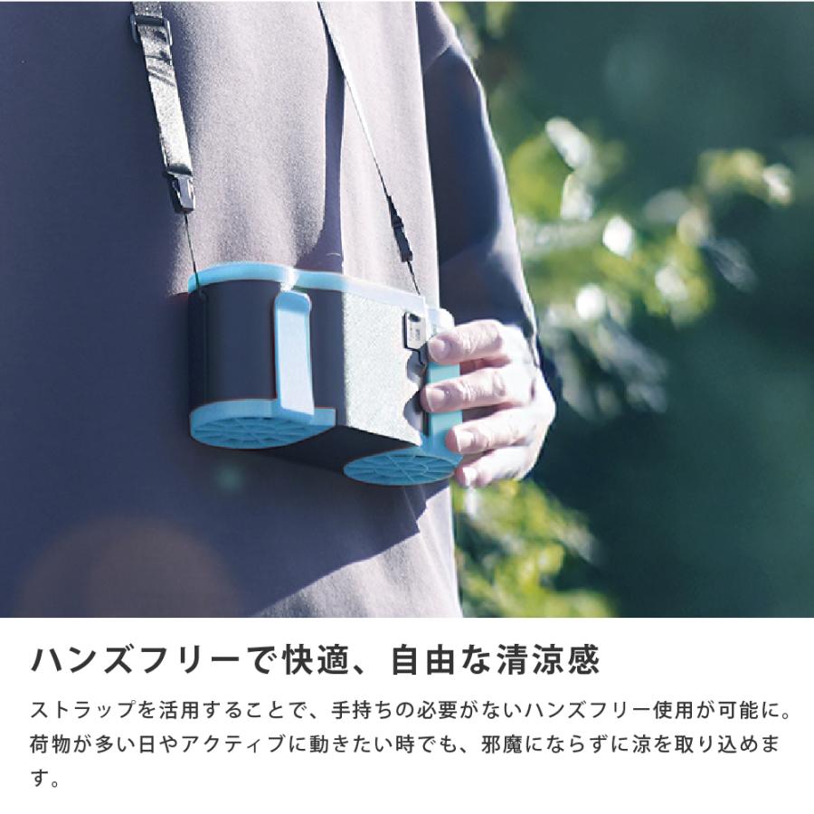 ベルトファン 扇風機 腰掛け 携帯  ハンズフリー ファン ジェットファン クリップオンジェット 8907 | カジメイク | 04