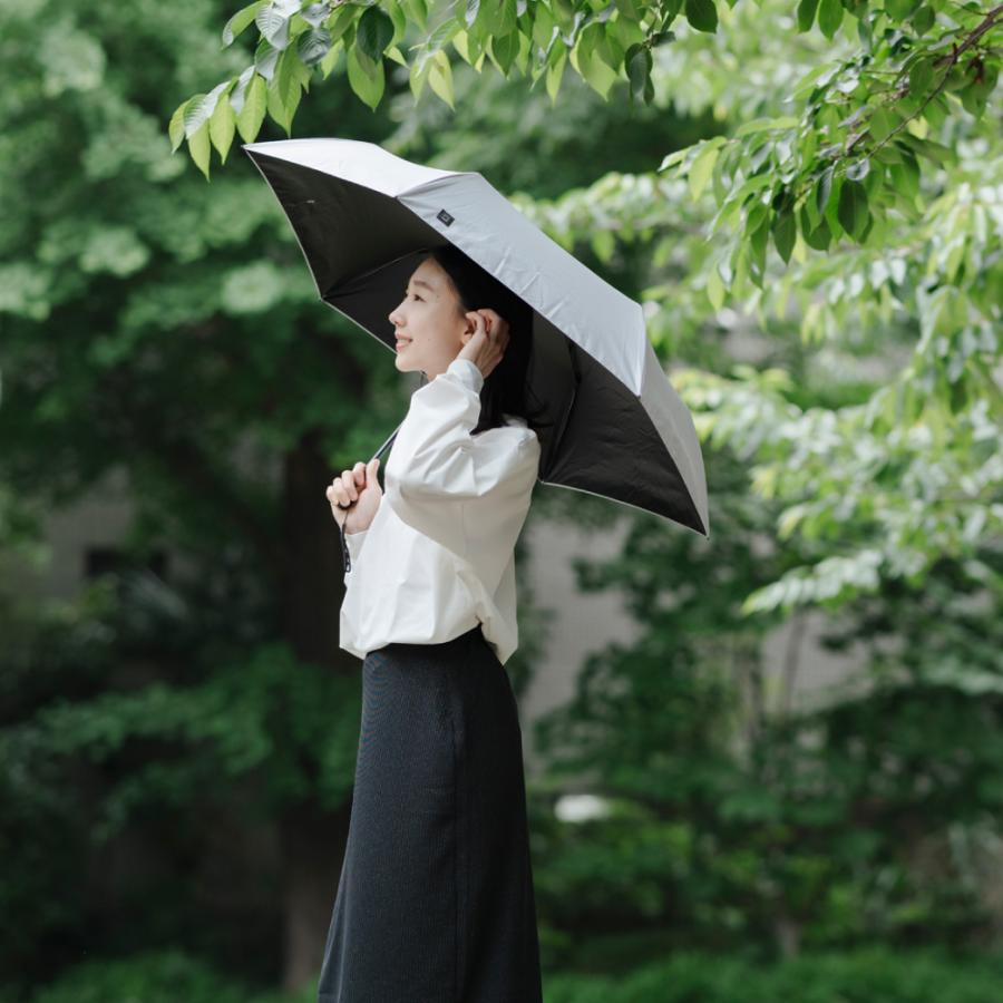 日傘 折り畳み傘 約200g 完全遮光 晴雨兼用 軽量 uvカット 男女兼用 ユニセックス 携帯 涼しい おしゃれ 軽い シンプル AH-902 晴雨兼用折りたたみ傘 55cm | AME TO HARE | 14