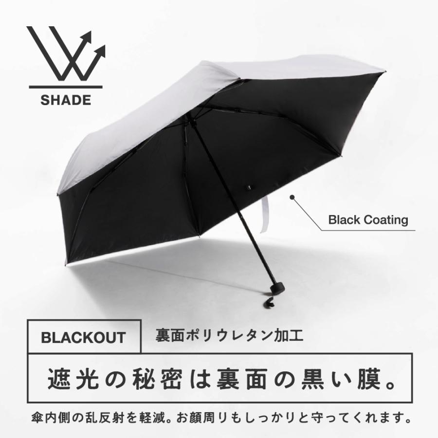 日傘 折り畳み傘 約200g 完全遮光 晴雨兼用 軽量 uvカット 男女兼用 ユニセックス 携帯 涼しい おしゃれ 軽い シンプル AH-902 晴雨兼用折りたたみ傘 55cm | AME TO HARE | 04