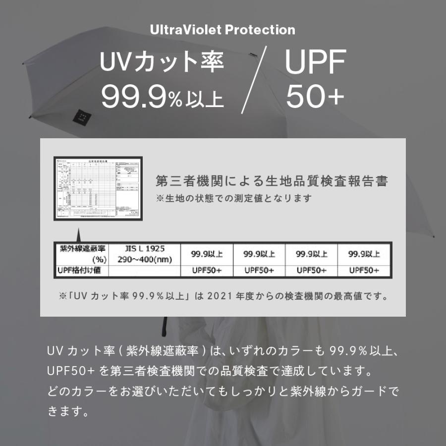 日傘 折り畳み傘 約200g 完全遮光 晴雨兼用 軽量 uvカット 男女兼用 ユニセックス 携帯 涼しい おしゃれ 軽い シンプル AH-902 晴雨兼用折りたたみ傘 55cm | AME TO HARE | 05