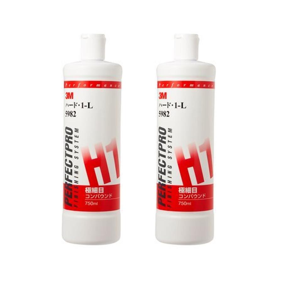 3M 【2本セット】3M スリーエム 5982 コンパウンド ハード・1-L 750mL