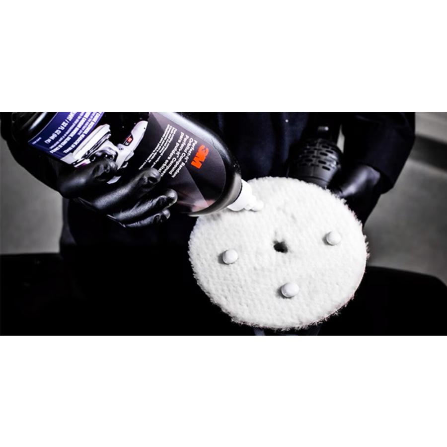 3M 34110 ポリッシャー 15mm + 34130・34133コンパウンド パーフェクト