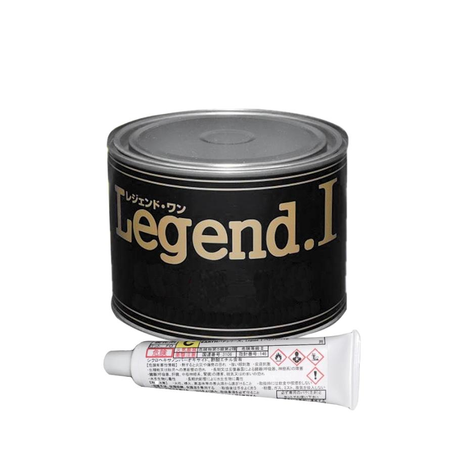 中部化研工業 Legend.I シリーズ アルミカーボンパテ 600g ＋ 硬化剤C