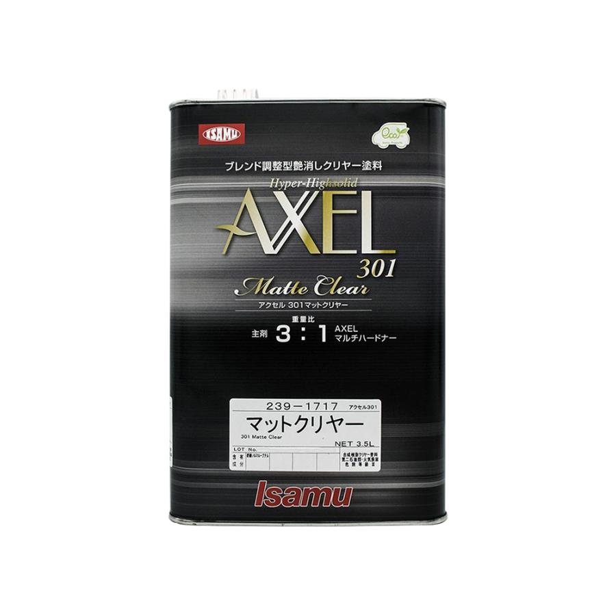 イサム塗料 アクセル 301 マットクリヤー 3.5L 翌日発送 23917172 取寄