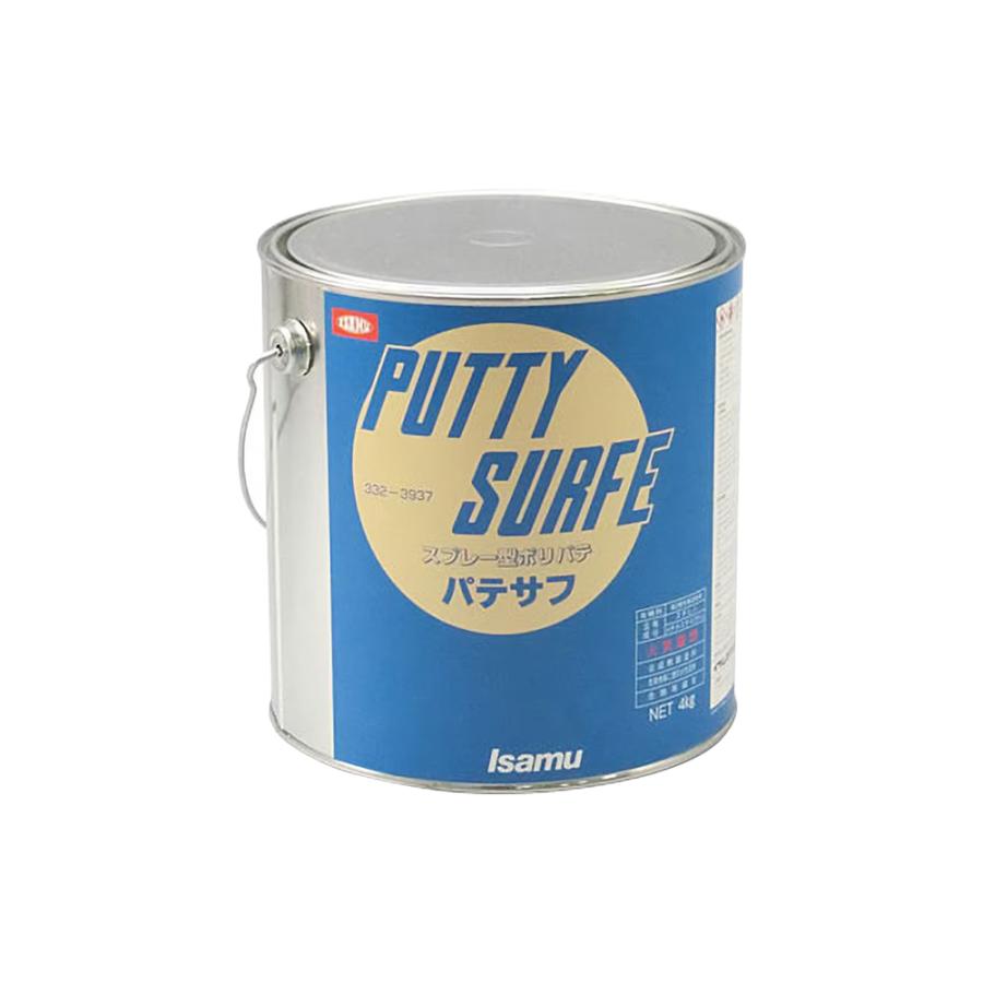 イサム塗料 パテサフ主剤 4kg 33239372 即日発送 : ネットペイント