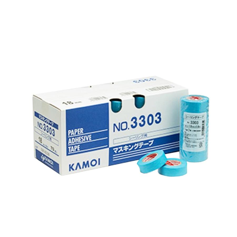 KAMOI シーリングテープ No.3303 21mm x 18m 60巻入3箱 カモ井 カモ井加工紙 マスキングテープ No.3303 21mm ×18m 60巻