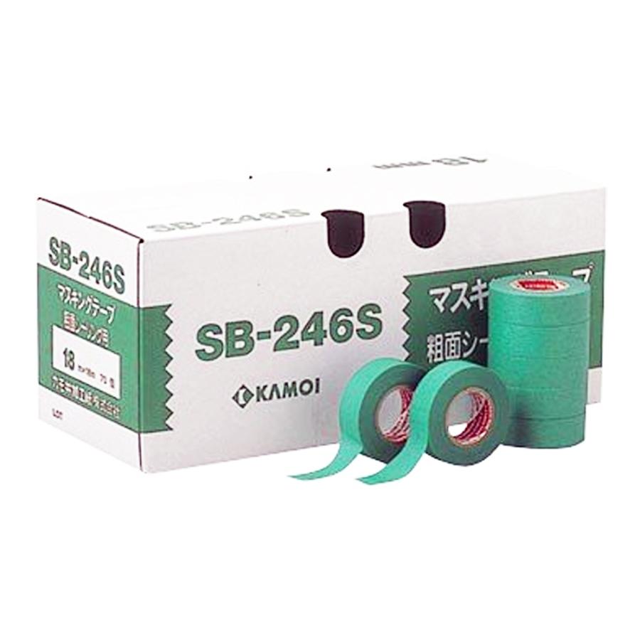 カモ井　マスキングテープ　SB-246S 21mm×18m カモ井 カモ井加工紙 マスキングテープ No.SB-246S 21mm ×18m 60