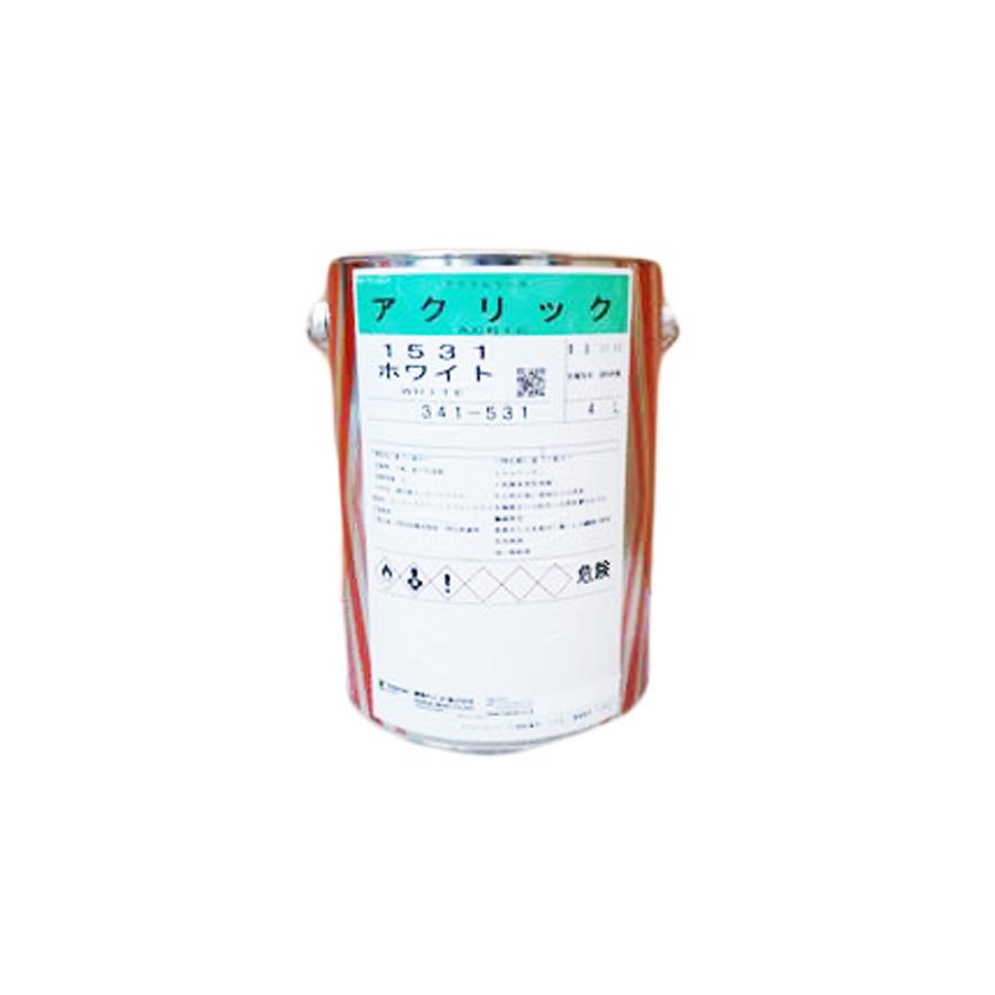関西ペイント 341-531 アクリック1000 色塗料 1531 ホワイト 4L 取寄
