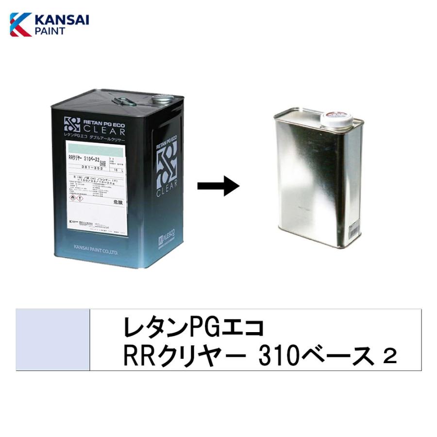 【未使用】関西ペイント　レタンPGエコRRクリヤー310ベース2+硬化剤 楽天市場】関西ペイント 小容量サイズ 381-353 レタンPG エコ RR