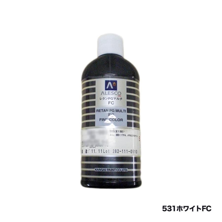 関西ペイント 381-531 レタンPGマルチFC 塗料 531 ホワイトFC 0.3L 取