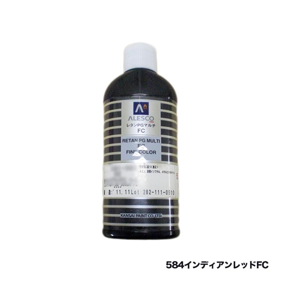 関西ペイント 381-584 レタンPGマルチFC 塗料 584 インディアンレッド