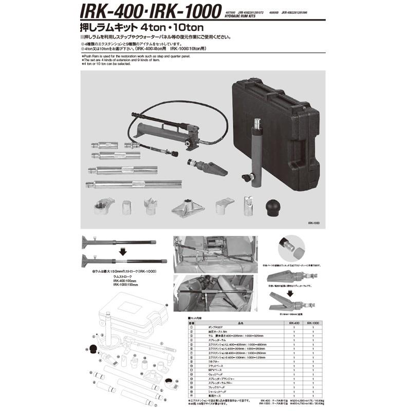 江東産業 IRK-1000 押しラムキツト 10t用  取寄