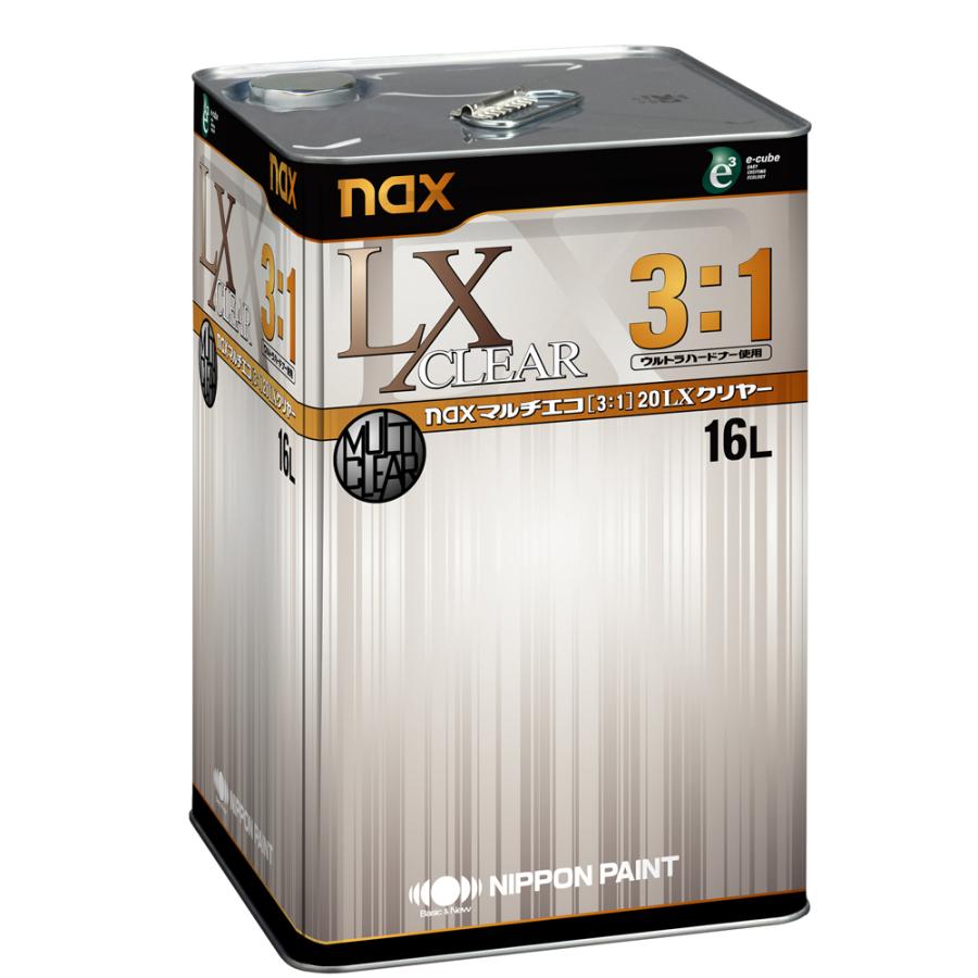日本ペイント 3001274 naxマルチエコ (3:1)20 LXクリヤー 16L×1缶 即日