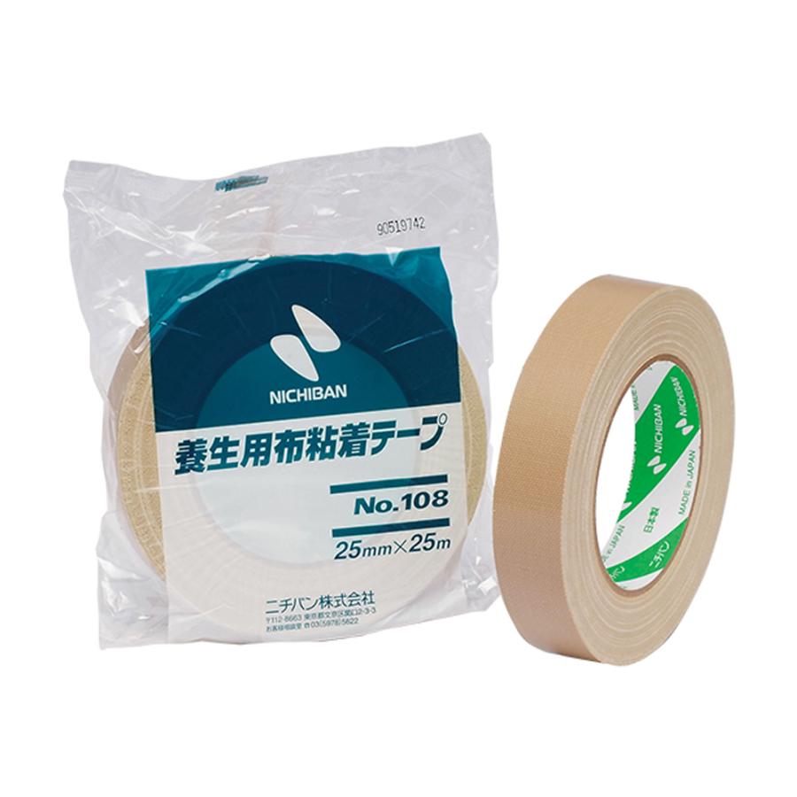 ニチバン NO.108 養生用布粘着テープ 30ミリ 48個入 取寄