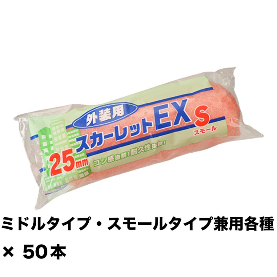 大塚刷毛 スカーレットEXローラー 25ミリ スモール 6S-SC25 6インチ 
