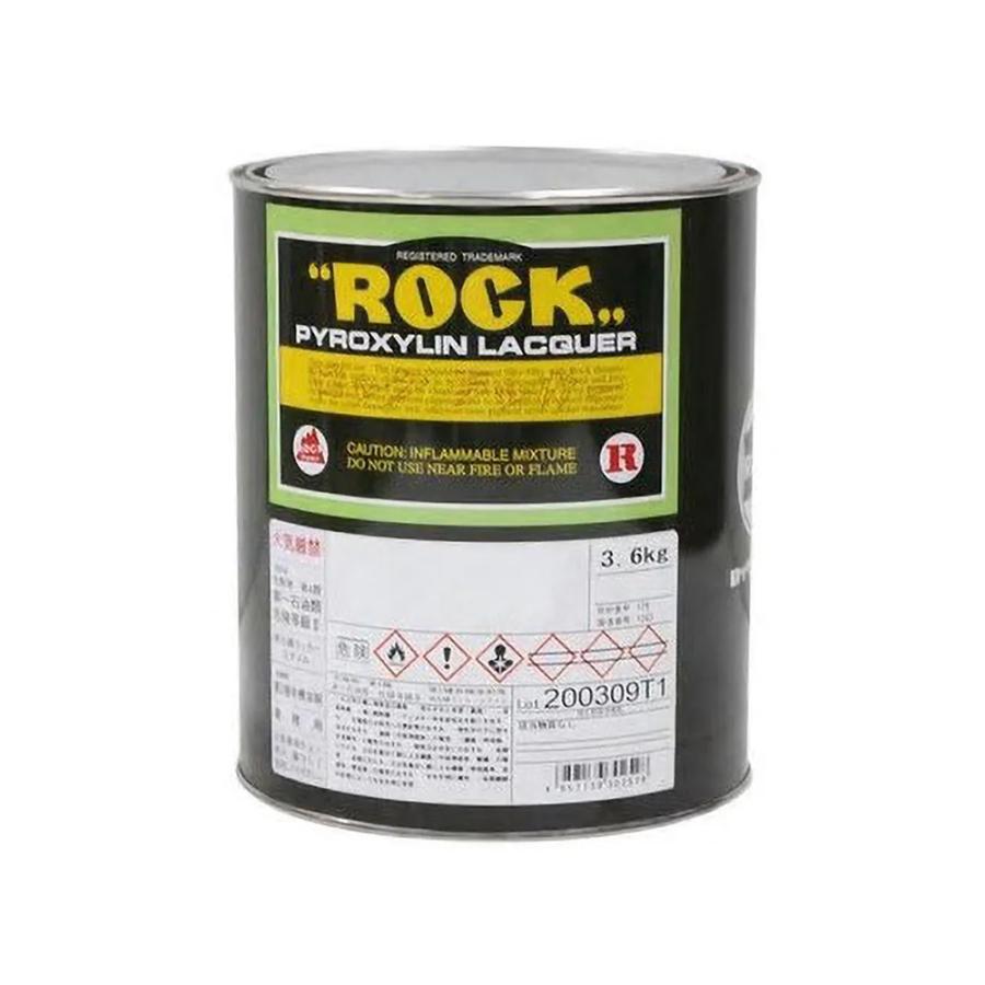 ロックペイント 030-0234-02 ロックラッカー ブラック 3.6kg 取寄