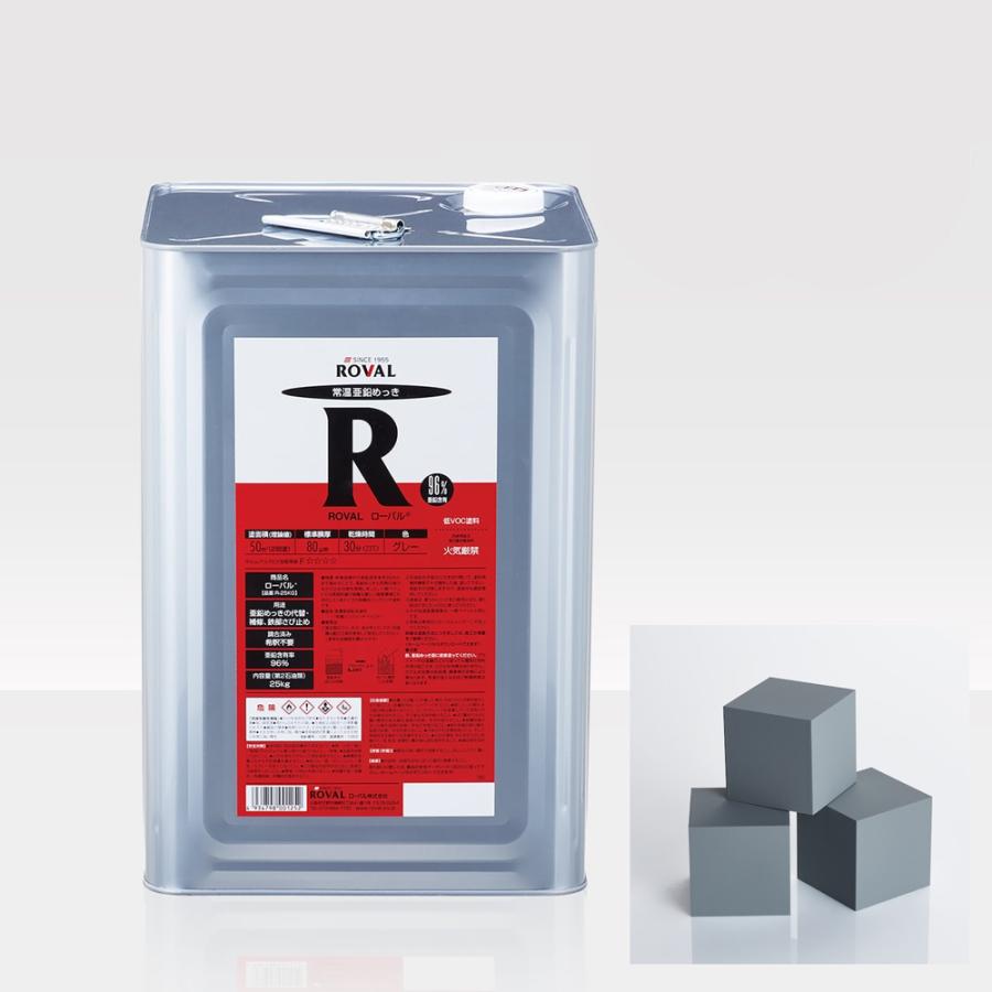 ローバル ROVAL R-25KG さび止め塗料 ローバル 25kg×1個 取寄 : roval 