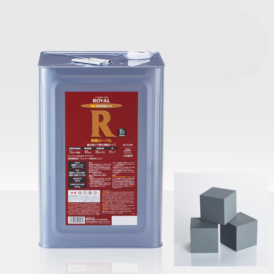 ローバル ROVAL 629-2212-1 さび止め塗料 厚膜ローバル 25kg×1個 取寄
