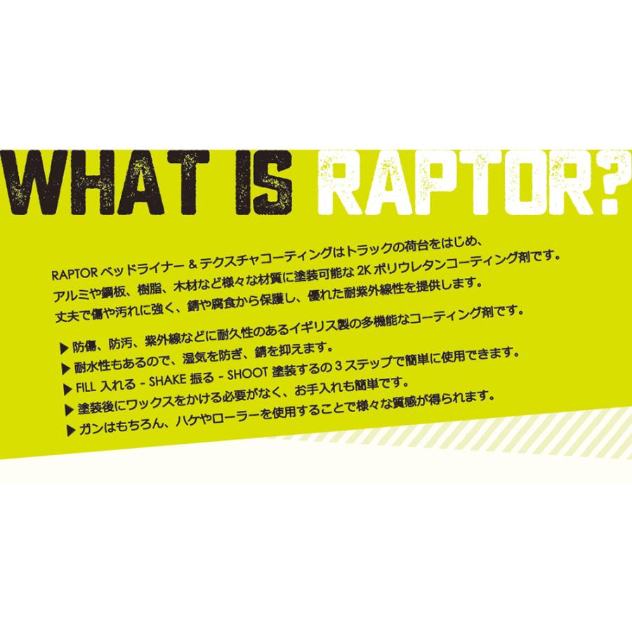 RAPTOR ラプターライナーTINTABLEキット 4L 取寄 : ネットペイント