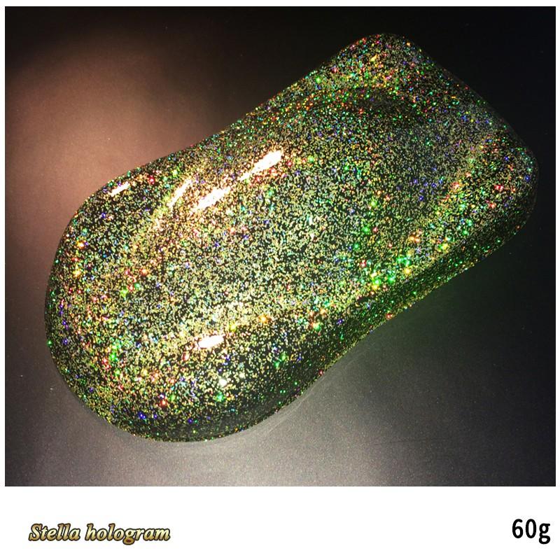 SHOW UP ステラホログラムフレーク SGH40 ステラゴールドレインボー 0.4mm 60g 取寄