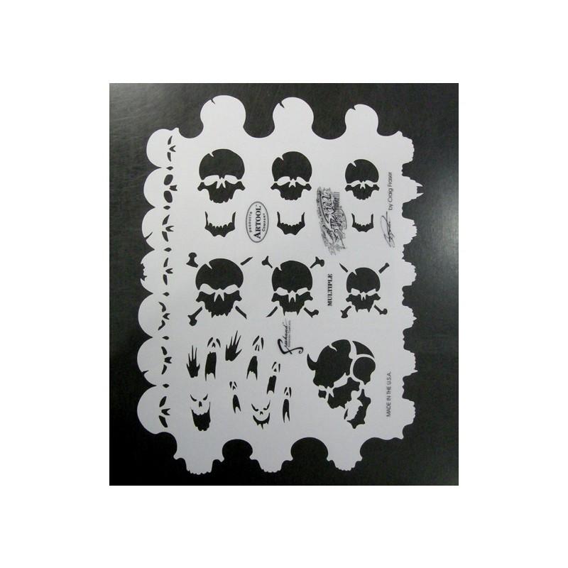 静物画　★激レア　エアブラシアート★嬉しい額装付き！外寸約514×346mm１ 海魂 - 鋼魂 エアブラシテンプレート（AW-226 Mサイズ） - G