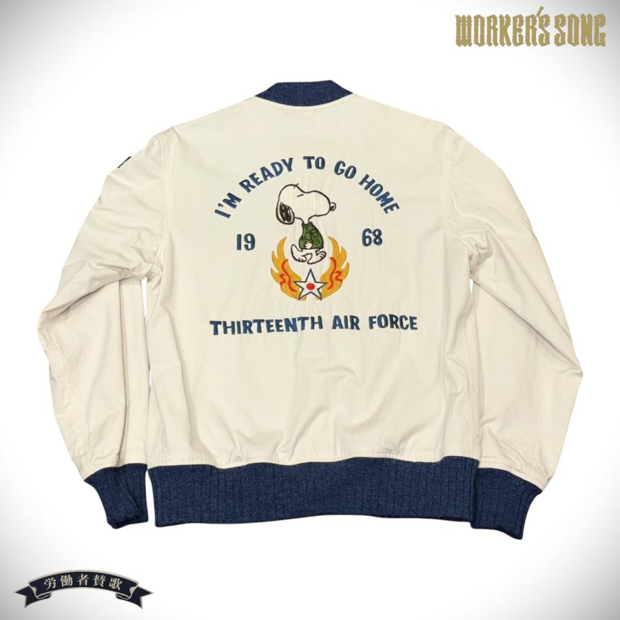 Buzz Rickson's バズリクソンズ　ツアージャケット　スヌーピー　M バズリクソンズ(BUZZ RICKSON'S) スヌーピーツアージャケット SNOOPY