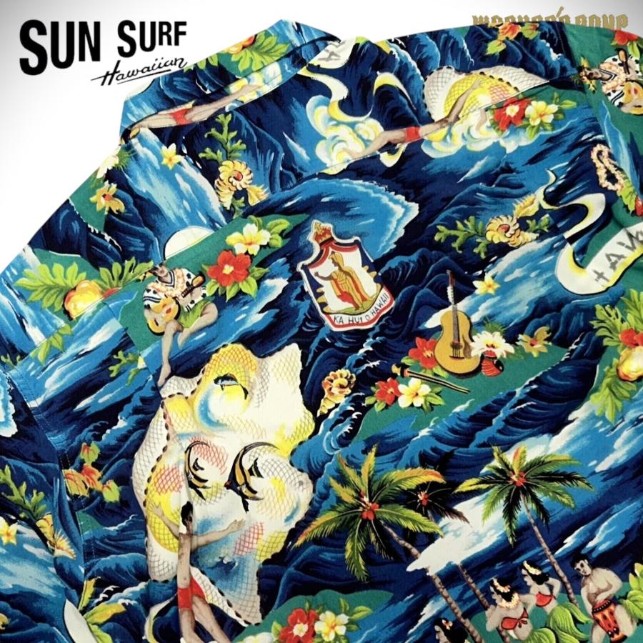 サンサーフ SUN SURF スペシャル アロハシャツ LAND OF ALOHA アメカジ ハワイアン  SS39059 Mの画像