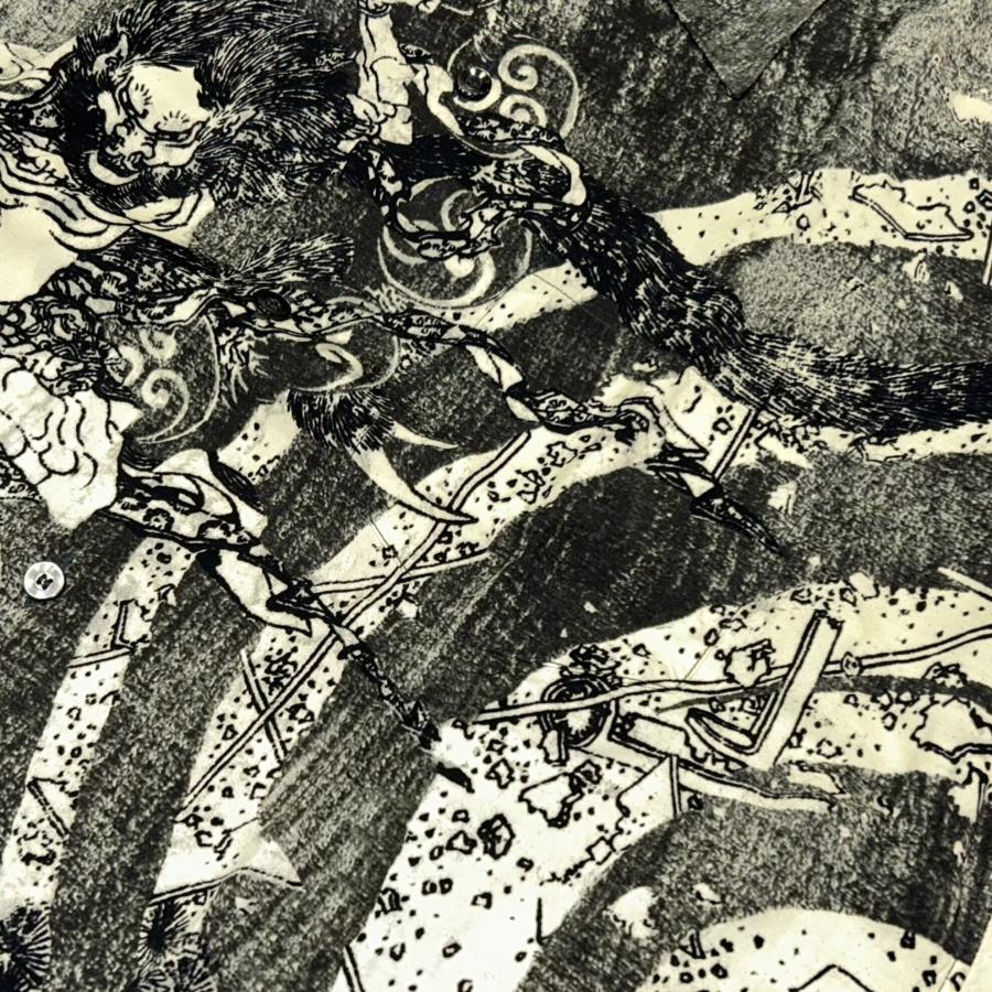サンサーフ SUN SURF 葛飾北斎 スペシャル 浮世絵 アロハシャツ 釈迦御一代記図会・六 アメカジ ハワイアン SS39133 Mの画像
