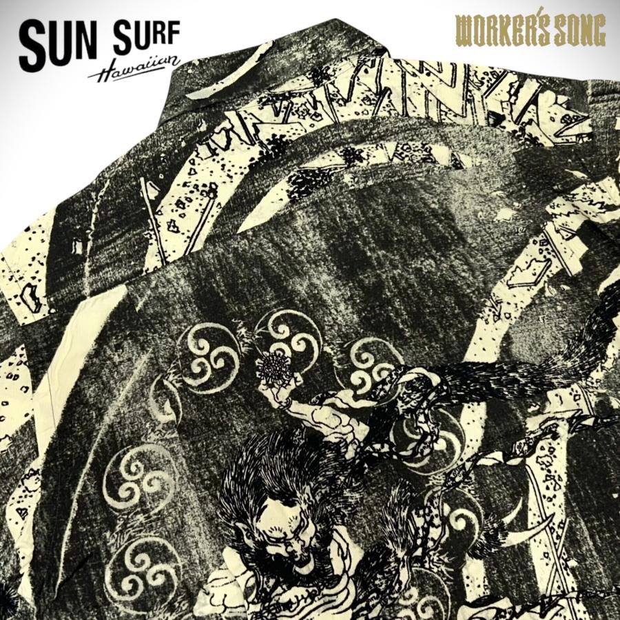 サンサーフ SUN SURF 葛飾北斎 スペシャル 浮世絵 アロハシャツ 釈迦御一代記図会・六 アメカジ ハワイアン SS39133 Mの画像