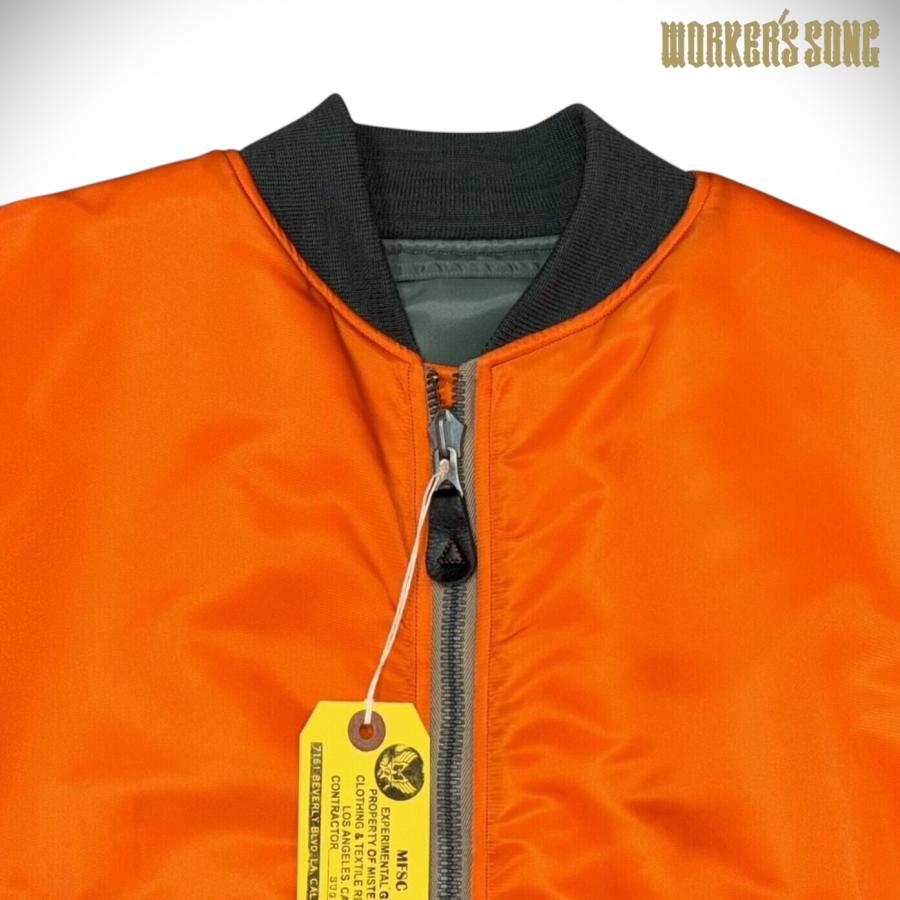 BUZZ RICKSON'S M.F×バズリクソンズ MA-1 フライトジャケット 逆