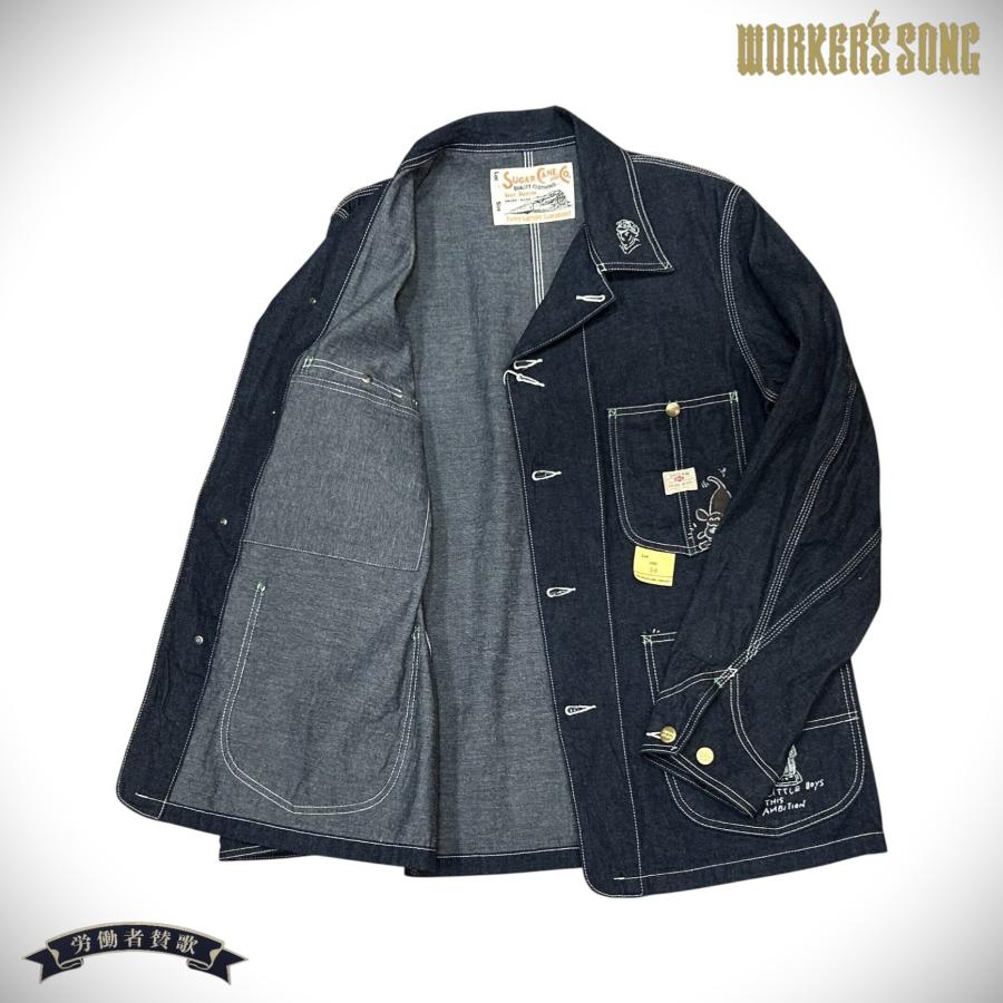 SUGAR CANE シュガーケーン ブルーデニム カスタムペイント ワーク