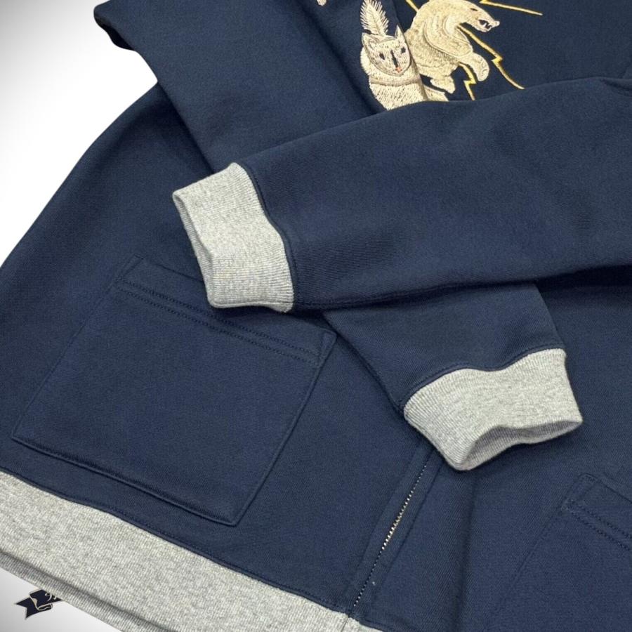 スカジャン アラスカ　ジャンパー　白熊　刺繍　チャオパニック　サイズL TAILOR TOYO テーラー東洋 スカジャン 別珍 白熊 POLAR BEAR×ALASKA