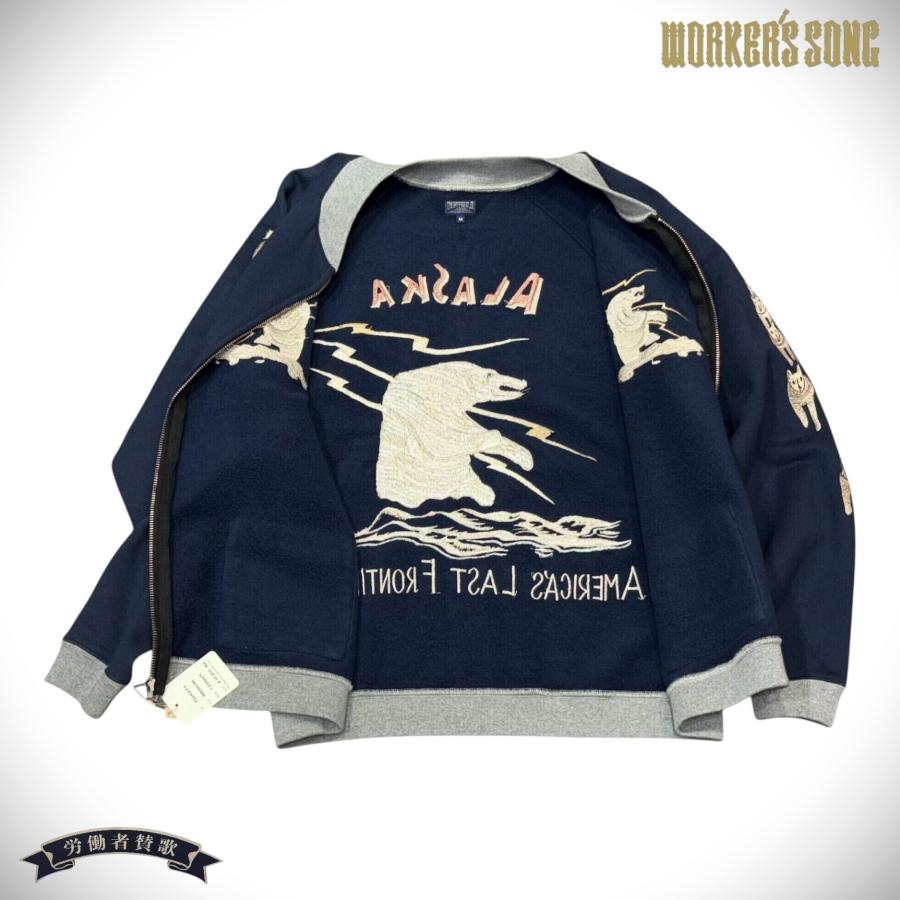 テーラー東洋 アラスカ刺繍スカジャン TAILOR TOYO テーラー東洋 スカジャン MOUNTAIN GOAT × ALASKAN FLAG
