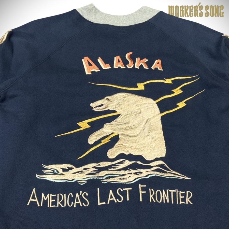 TAILOR TOYO テーラー東洋 スカジャン刺繍 ジップスウェット アラスカ