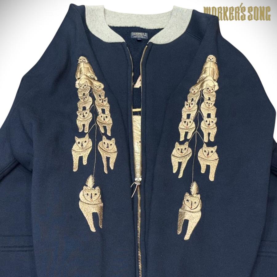 TAILOR TOYO テーラー東洋 スカジャン刺繍 ジップスウェット アラスカ