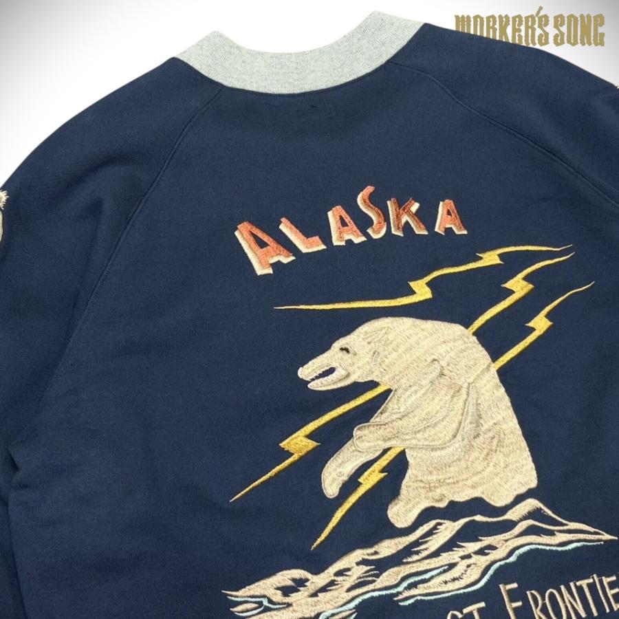 TAILOR TOYO テーラー東洋 スカジャン刺繍 ジップスウェット アラスカ