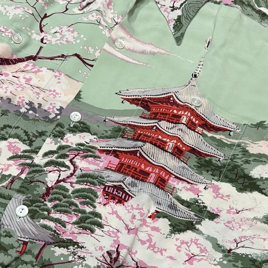 SUN SURF サンサーフ スペシャル 和柄 アロハシャツ ムサシヤ 鹿