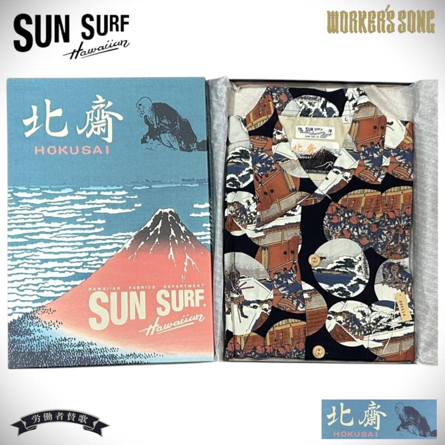 SUN SURF サンサーフ 葛飾北斎 スペシャル 浮世絵 アロハシャツ 忠臣蔵