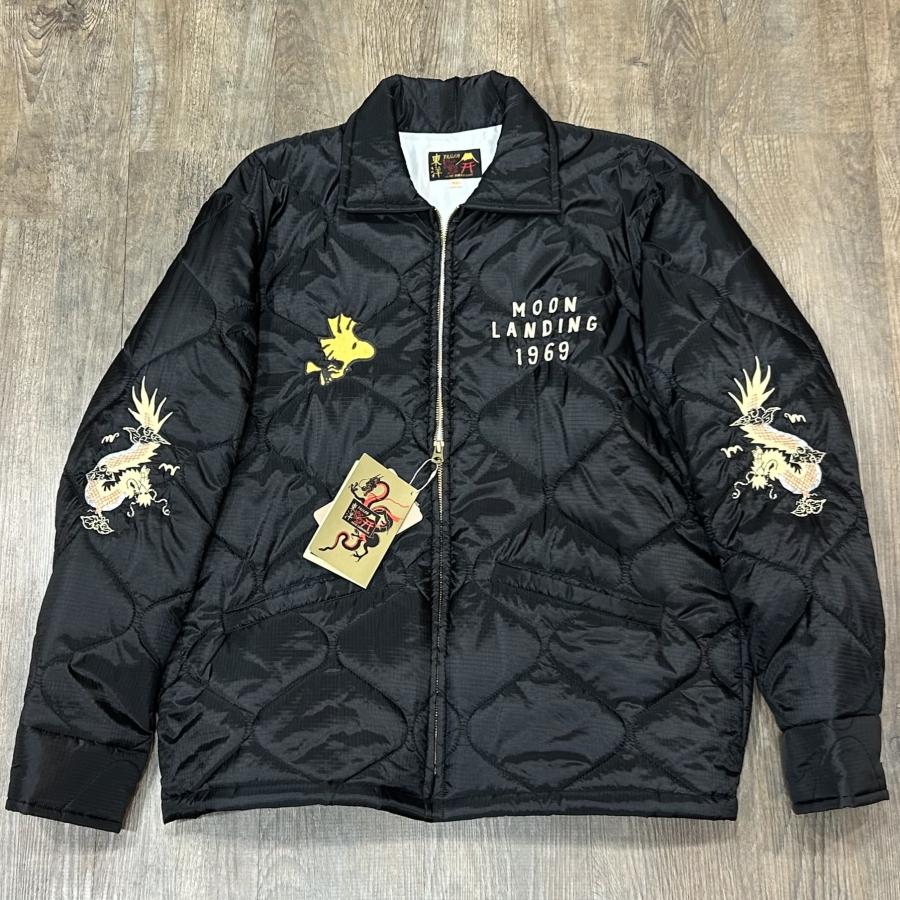 東洋エンタープライズ　アラスカ風スヌーピー刺繍スカジャン 黒 楽天市場】東洋エンタープライズ スカジャン（メンズファッション）の