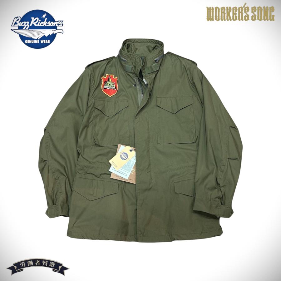 BUZZ RICKSON'S バズリクソンズ ミリタリー バック刺繍 ジャケット M65