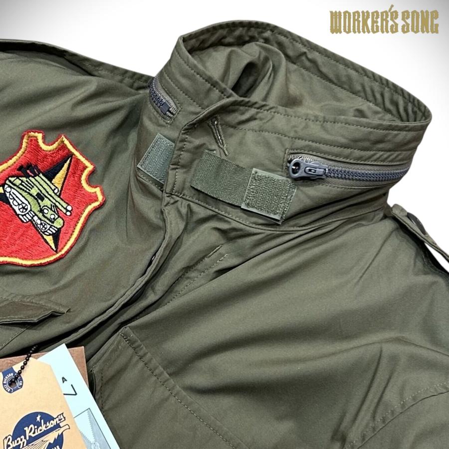 BUZZ RICKSON'S バズリクソンズ ミリタリー バック刺繍 ジャケット M65