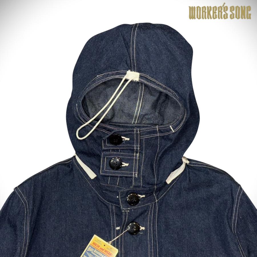 BUZZ RICKSON'S バズリクソンズ デニム プルオーバー パーカー