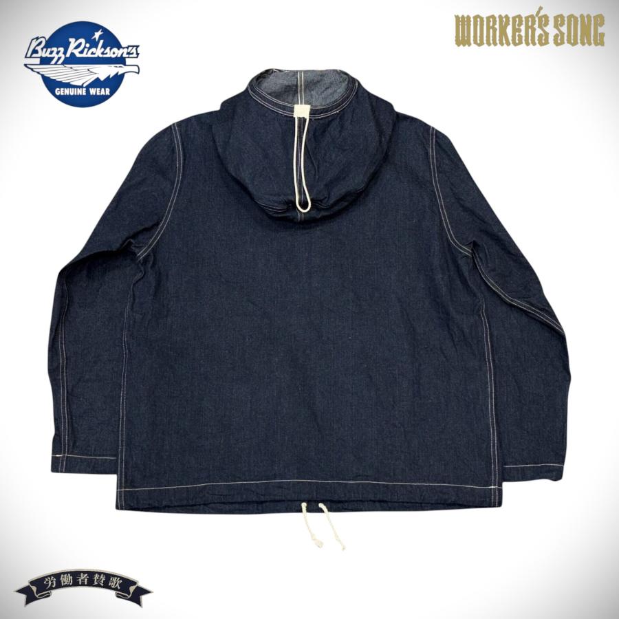 BUZZ RICKSON'S バズリクソンズ デニム プルオーバー パーカー