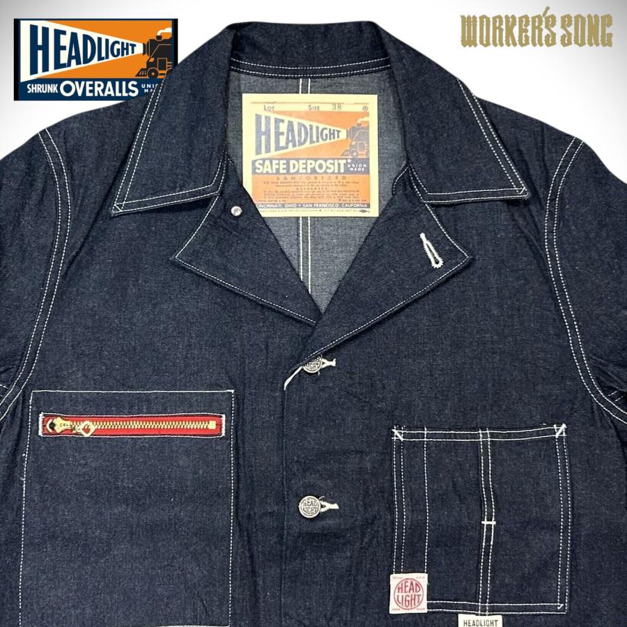 HEAD LIGHT（ヘッドライト） 11oz.ブルー デニム ワークコート