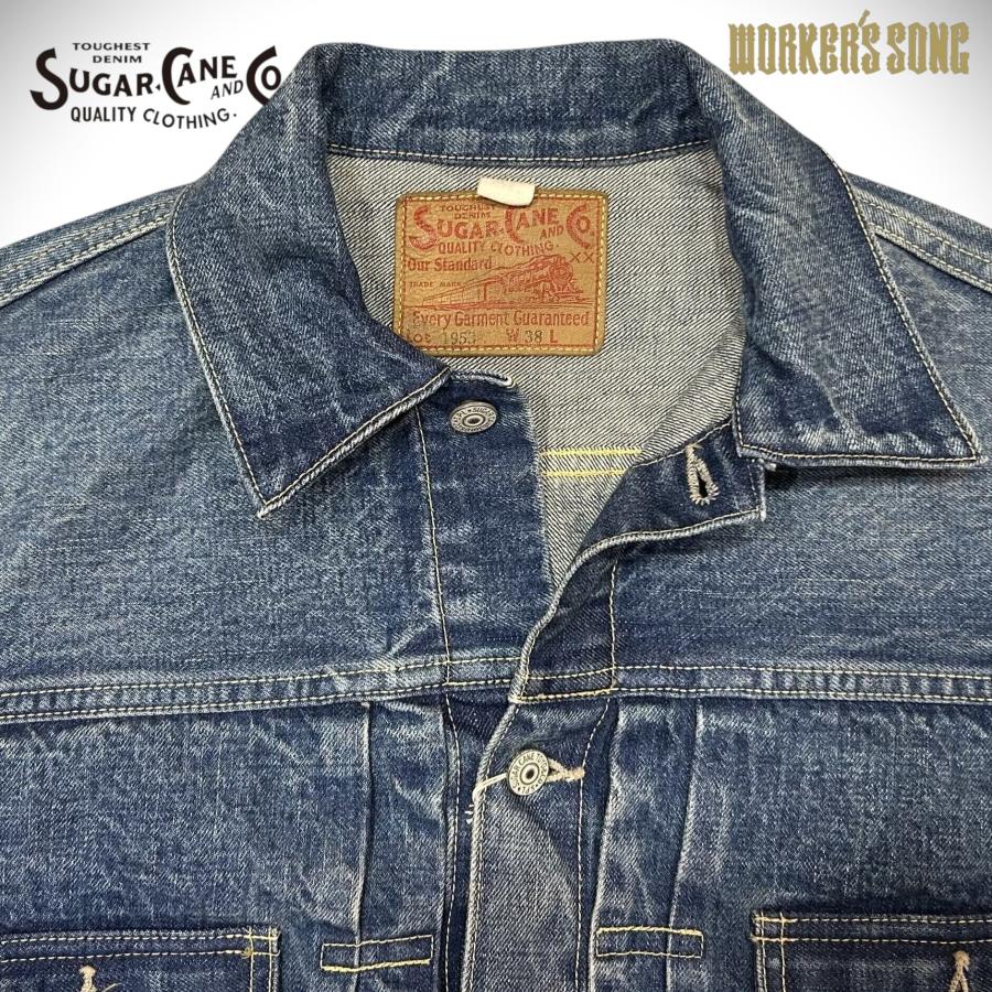 SugarCane デニムジャケット　1953 サイズ38 SUGAR CANE シュガーケーン デニム ジャケット 1953 エイジングモデル