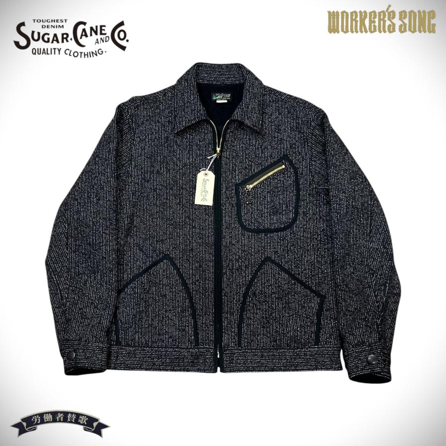 SUGAR CANE シュガーケーン ビーチクロス ジップジャケット アメカジ