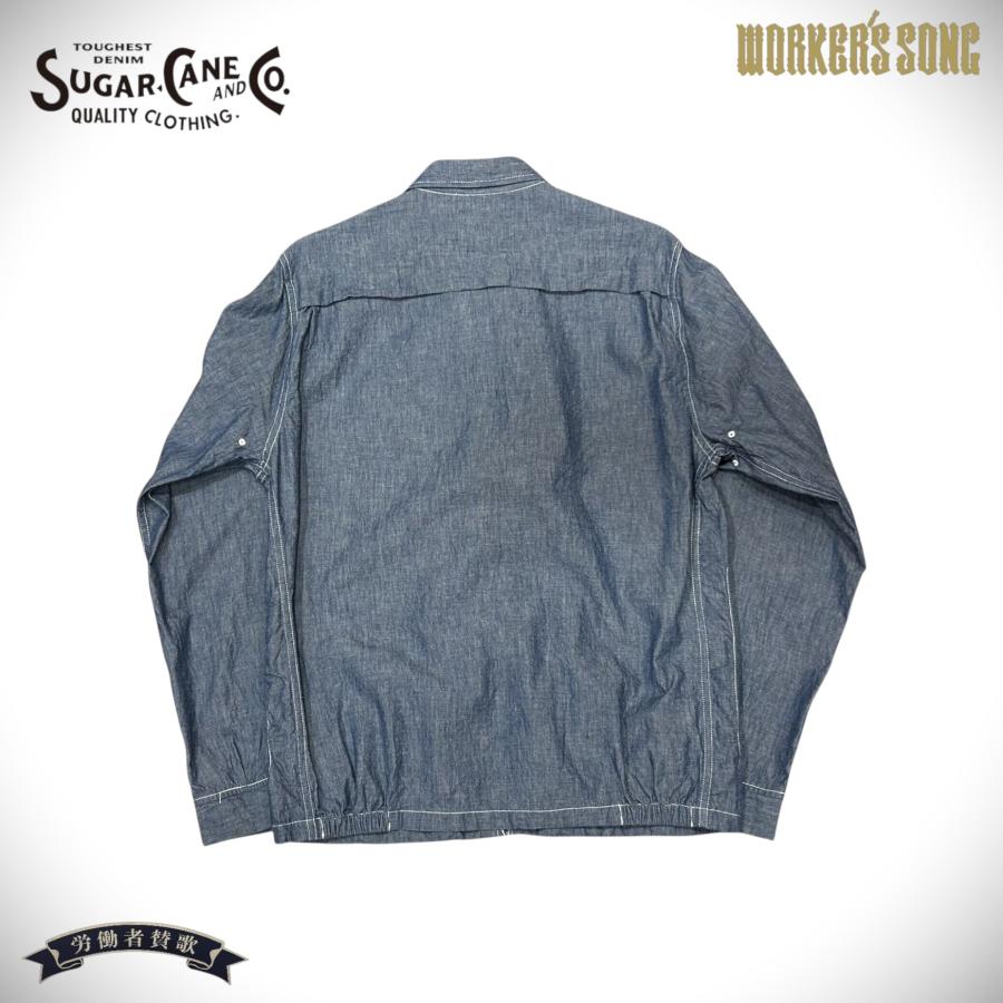 SUGAR CANE シュガーケーン シャンブレー スポーツジャケット アメカジ