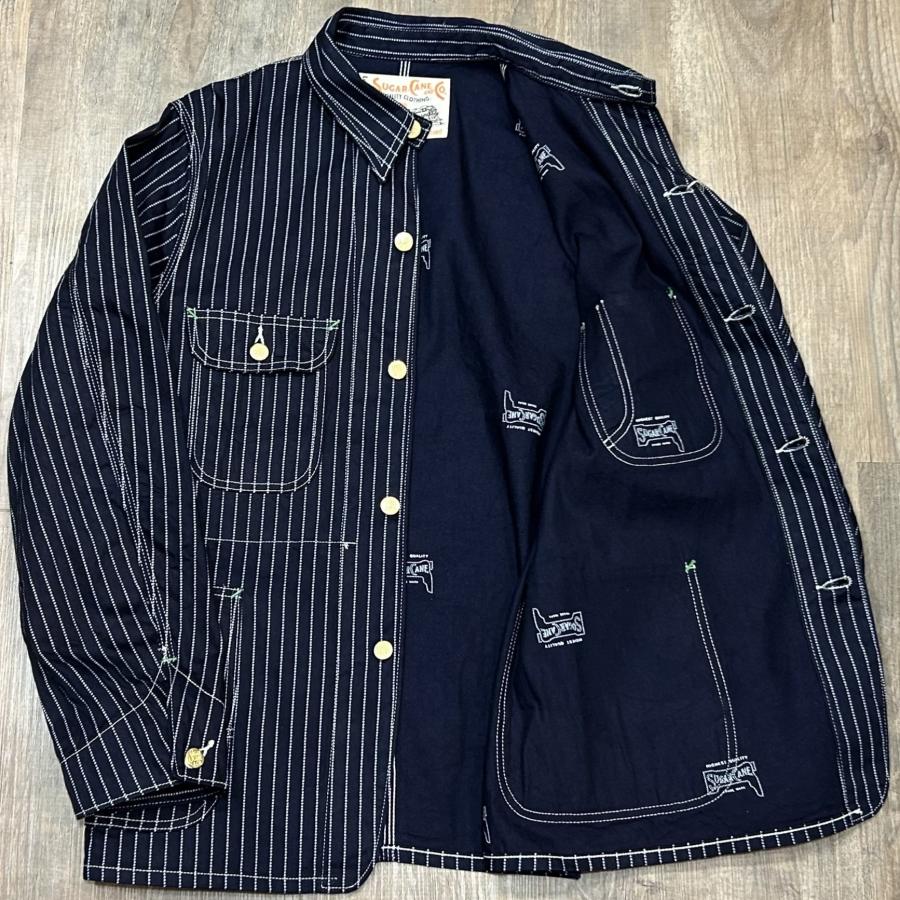 SUGAR CANE シュガーケーン ウォバッシュストライプ ワーク